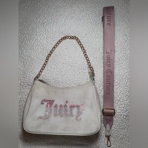 Juicy Couture Cream and Pink Women's Bag